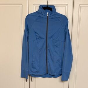 Blue Zip-Up Jacket